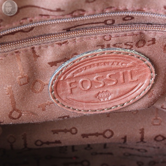 Fossil Bag Vintage Reissue Whiskey Brown/Cognac Leather Satchel Shoulder Bag - Picture 11 of 11